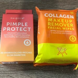 Acne Patches & Collagen Wipes Set - Orange